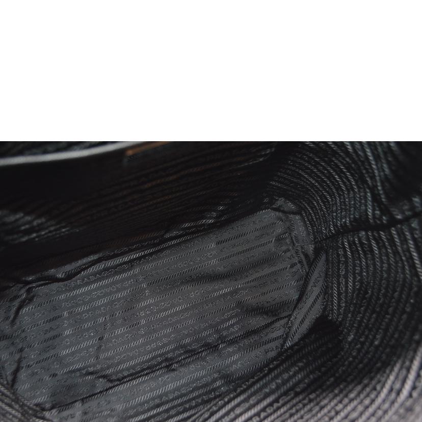 PRADA プラダ/テスートナイロン2wayレザーショルダートート/ネロ/1BG189//165/SAランク/89