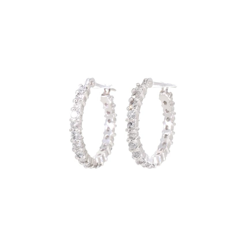 / Pt900ダイヤピアス1.00ct//Aランク/75