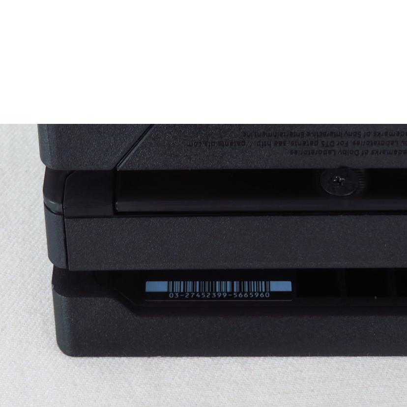 SONY ソニー/プレイステーションPro 4/1TB ジェットブラック/CUH-7000B//5665960/Bランク/81