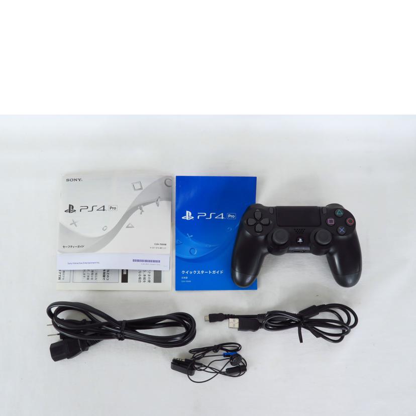SONY ソニー/プレイステーションPro 4/1TB ジェットブラック/CUH-7000B//5665960/Bランク/81