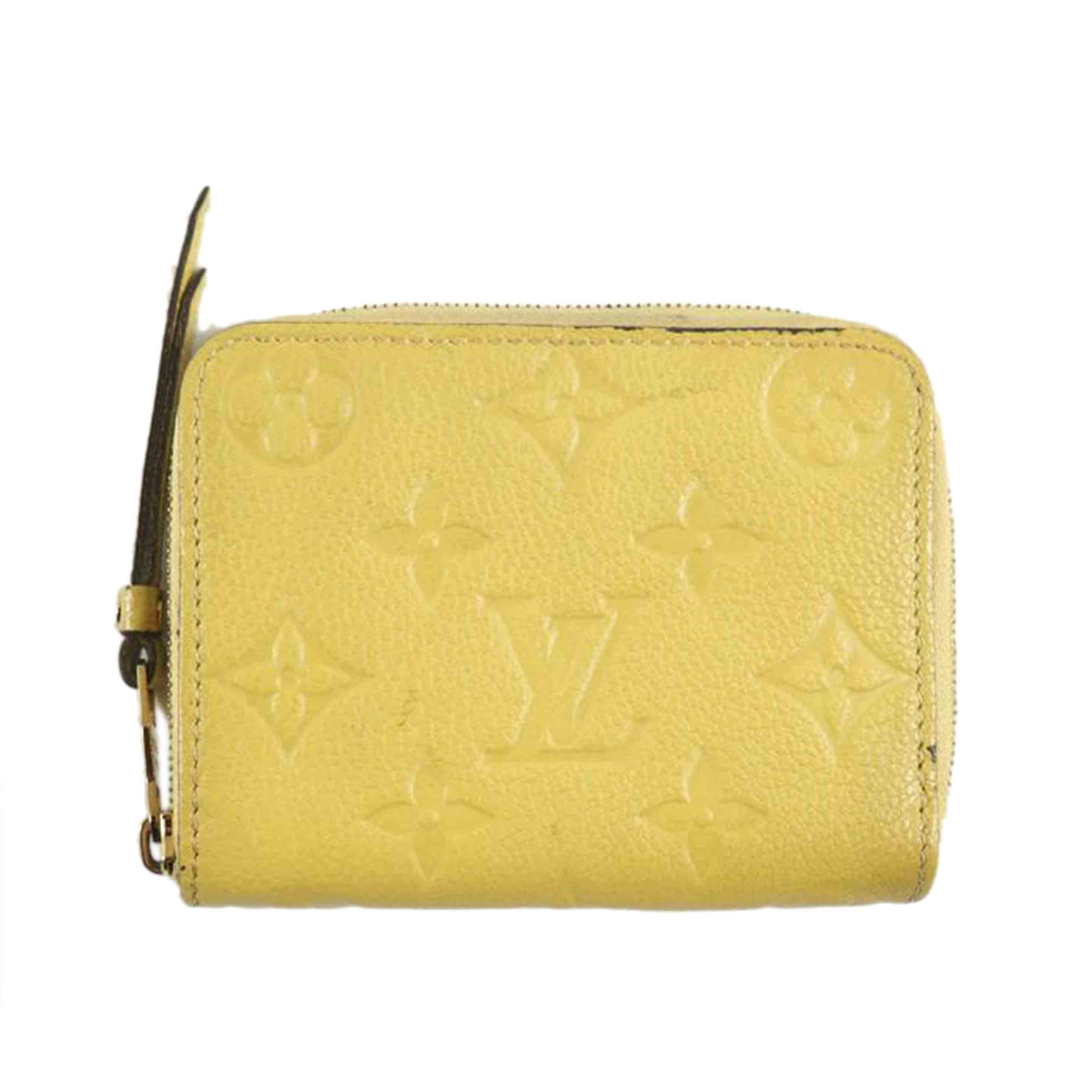 LOUIS VUITTON ルイヴィトン/ジッピーコインパース/アンプラント/シトリン/M60575//TS0***/Bランク/79