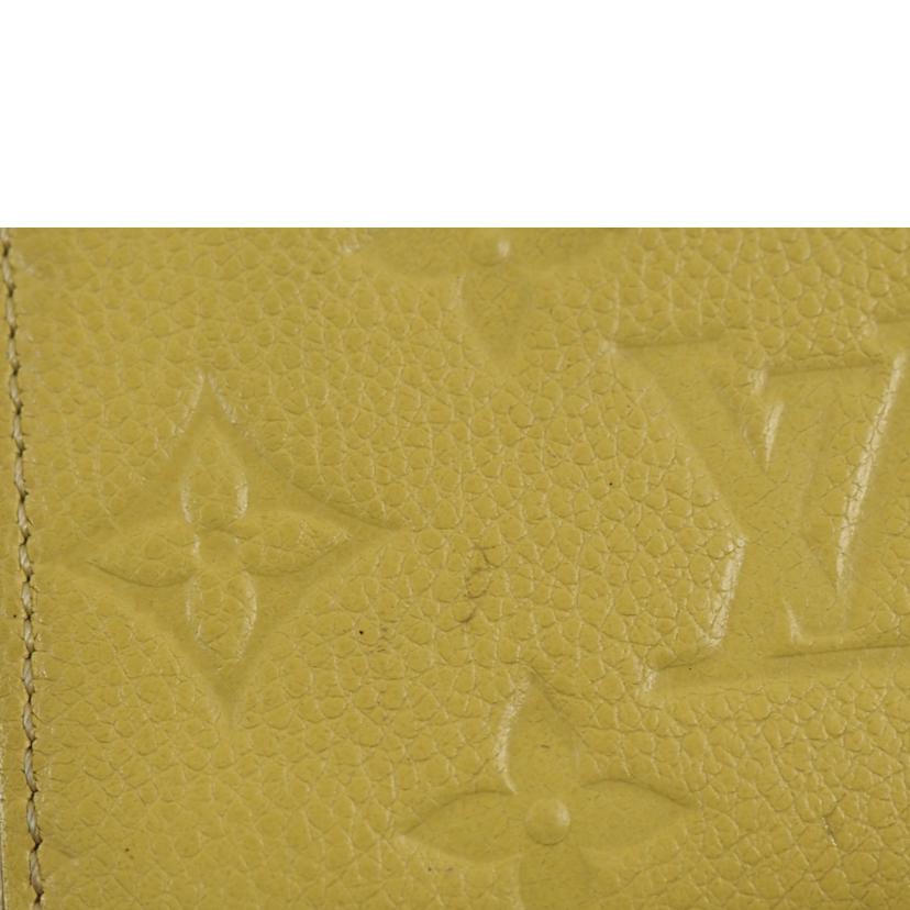 LOUIS VUITTON ルイヴィトン/ジッピーコインパース/アンプラント/シトリン/M60575//TS0***/Bランク/79