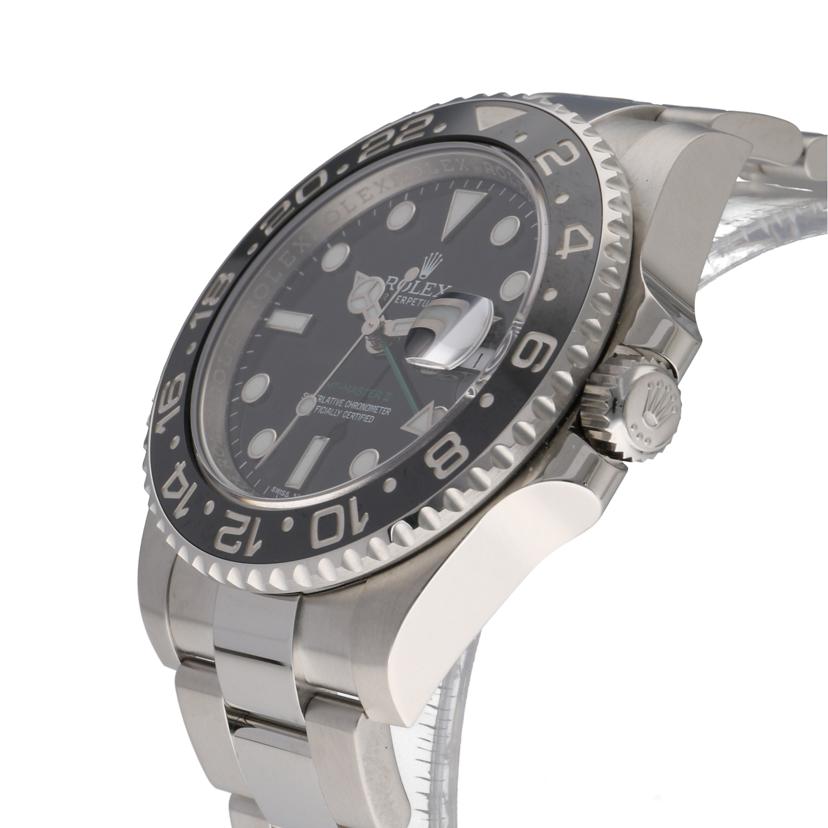 ROLEX ロレックス ランダムルーレット ブラックベゼル オイスターブレス ステンレス 自動巻き メンズ/GMTマスターII・ブラック/ランダム番/116710LN//7508E2V6/Aランク/75