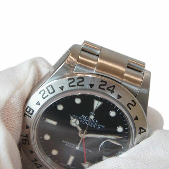 ROLEX ロレックス/エクスプローラーII・ブラック/K番/16570//K943418(2001)/SAランク/93