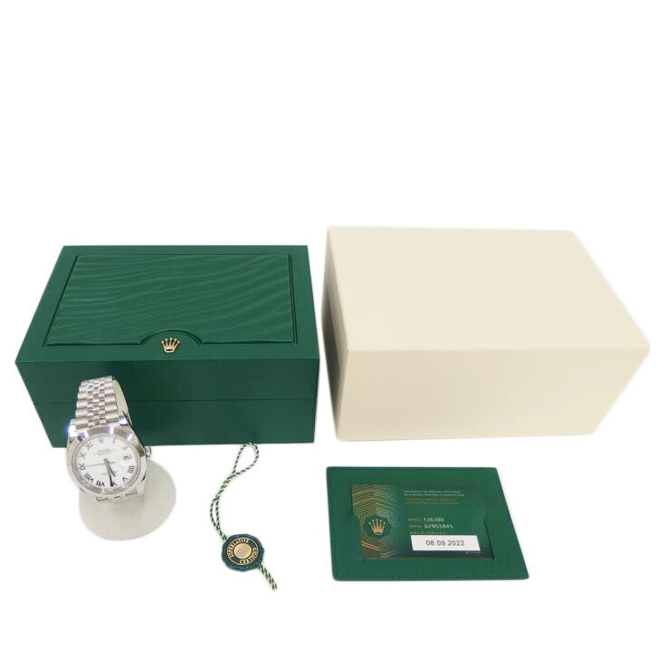 ROLEX ロレックス/デイトジャスト41/白文字盤/ローマン/126300//629GS845/Aランク/82