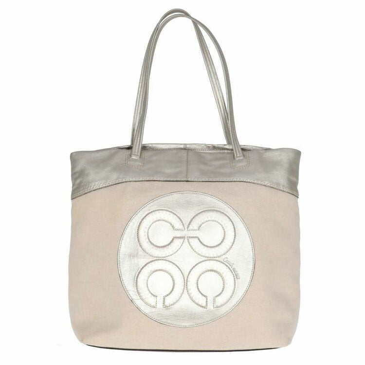 COACH COACH /ジュリアキャンバスオプアートペリートート/15014//C1093/ABランク/75