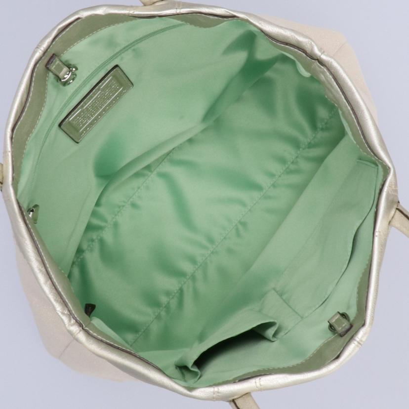 COACH COACH /ジュリアキャンバスオプアートペリートート/15014//C1093/ABランク/75