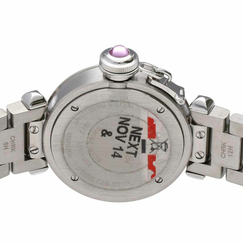 Cartier カルティエ 美品 ピンク文字盤/ミスパシャ/レディース/クオーツ/W3140008//1973 566813RX/Aランク/75