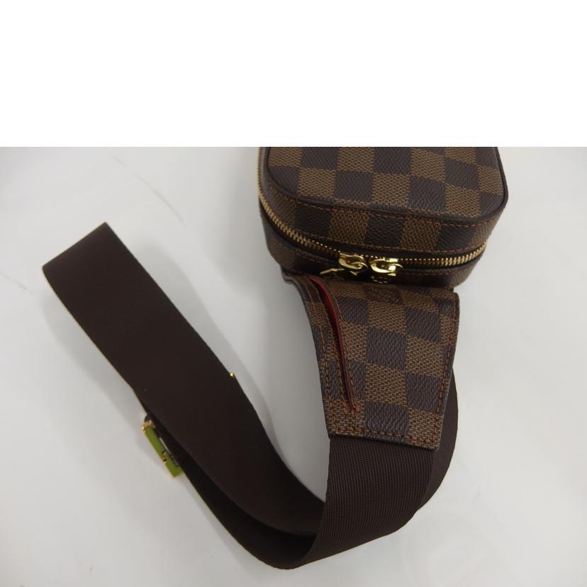 LOUIS VUITTON ルイヴィトン ルイ・ヴィトン ビトン ダミエ・エベヌ 市松模様 ブラウン 茶 ウエストポーチ ショルダーバッグ ハンドバッグ トートバッグ ブラウン メンズ レディース 定番 人気 LV 斜め掛け 肩がけ/ジェロニモス/ダミエ/エベヌ/N51994//CA0***/ABランク/82
