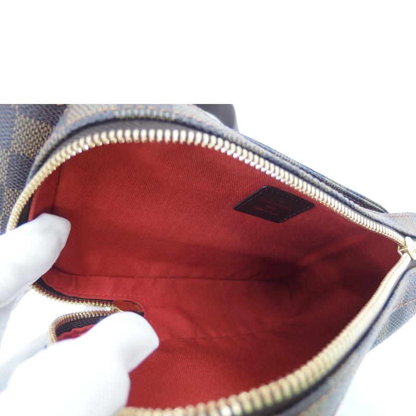 LOUIS VUITTON ルイヴィトン ルイ・ヴィトン ビトン ダミエ・エベヌ 市松模様 ブラウン 茶 ウエストポーチ ショルダーバッグ ハンドバッグ トートバッグ ブラウン メンズ レディース 定番 人気 LV 斜め掛け 肩がけ/ジェロニモス/ダミエ/エベヌ/N51994//CA0***/ABランク/82