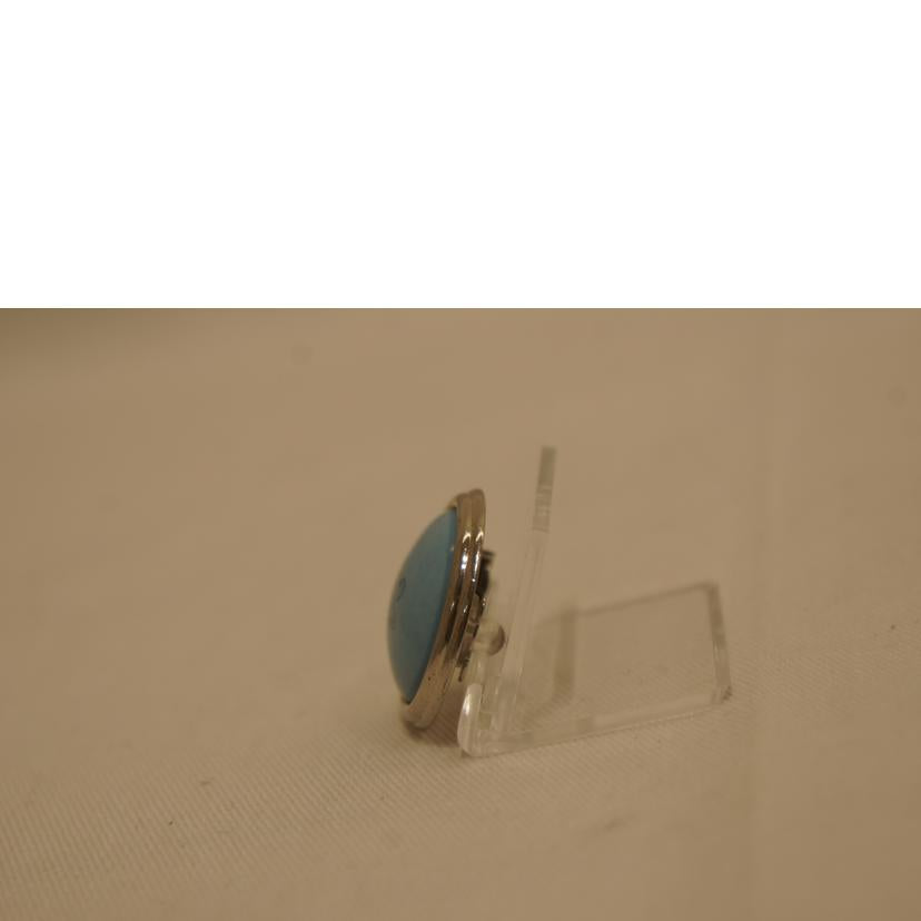 HERMES エルメス/エマイユイヤリングブルー//ABランク/92