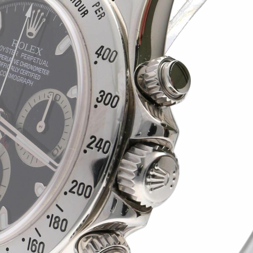 ROLEX ロレックス 2007年頃製造 ステンレス 自動巻き クロノグラフ ブラック メンズ/コスモグラフ・デイトナ/ブラック/M番/116520//M039734(2007)/SAランク/75