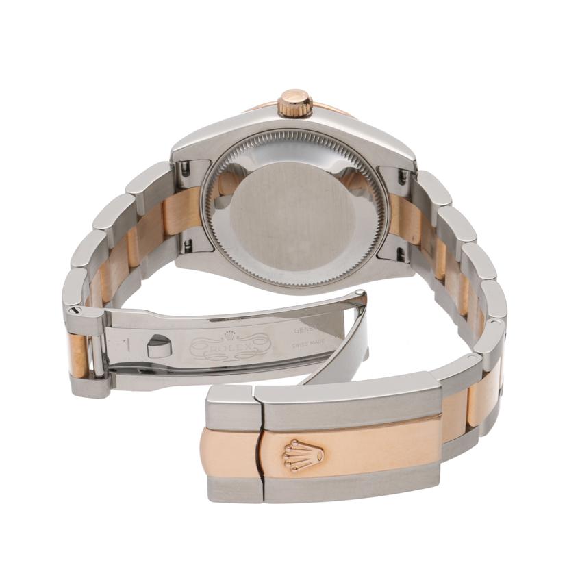 ROLEX ロレックス 2010年頃製造 ルーレット ピンクゴールド ダイヤモンド チョコレートダイアル/デイトジャスト・ボーイズ/SS×PG/G番/178341//G837081(2010)/Aランク/75