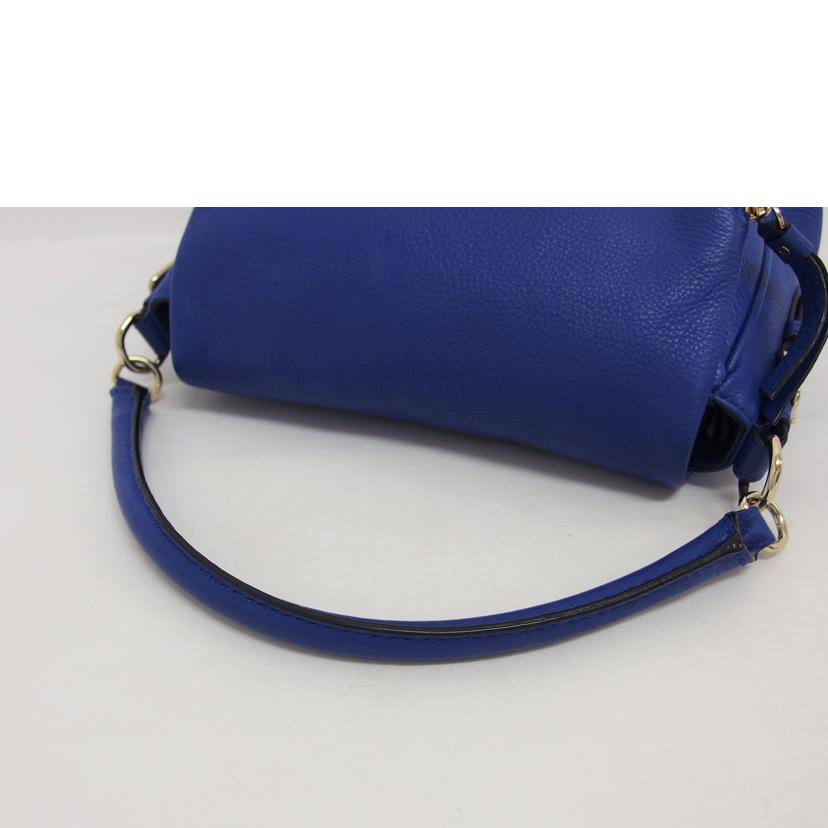kate spade ケイトスペード ハンドバッグ/レザー2WAYショルダーバッグ/ブルー//ABランク/04