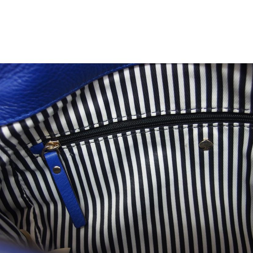 kate spade ケイトスペード ハンドバッグ/レザー2WAYショルダーバッグ/ブルー//ABランク/04