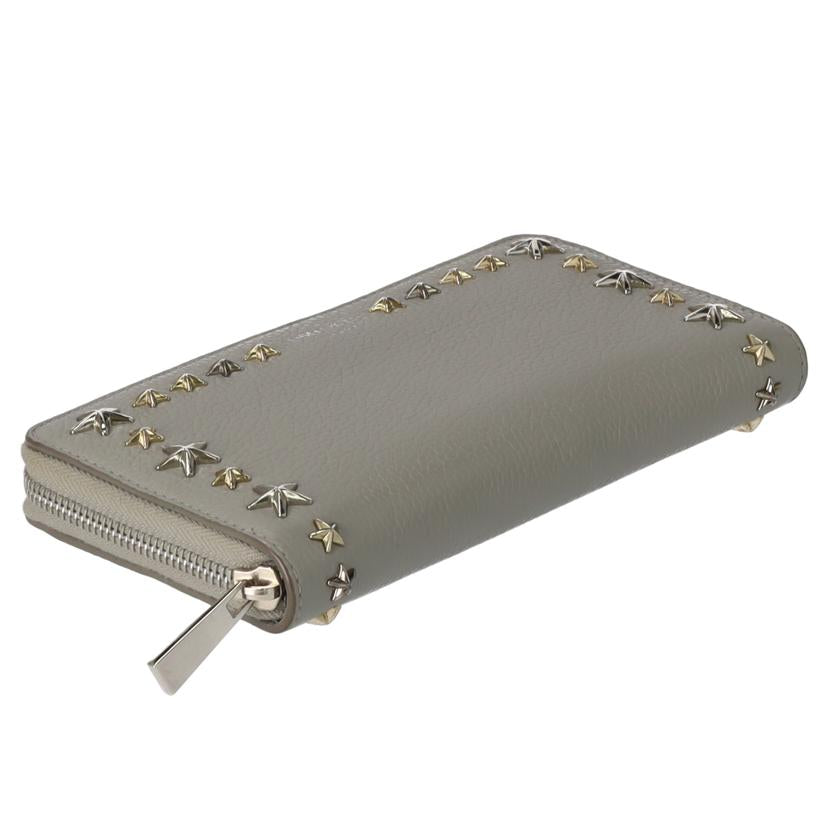 JIMMY CHOO ジミーチュウ/ピッパスタースタッズラウンドファスナーウォレット/PIPPA UUF//LYK2X5/Aランク/75
