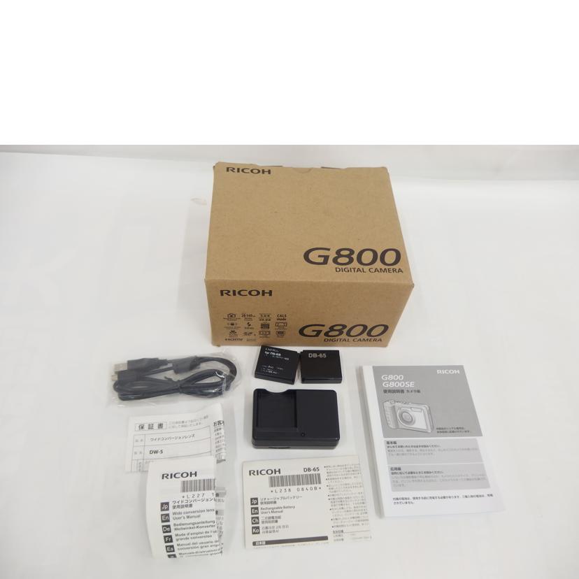 RICOH/デジタルカメラ/RICOH G800/RICOH G800//00124238/Cランク/82