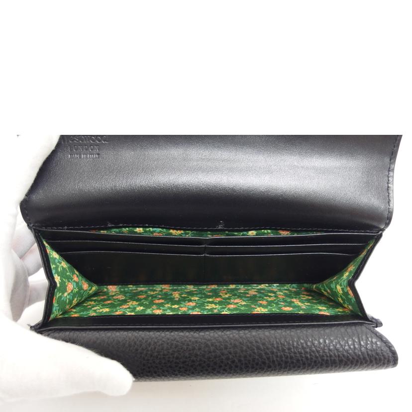 Vivienne.W ヴィヴィアンウエストウッド/DOT/ロングウォレット/ブラック/51060026//ABランク/04