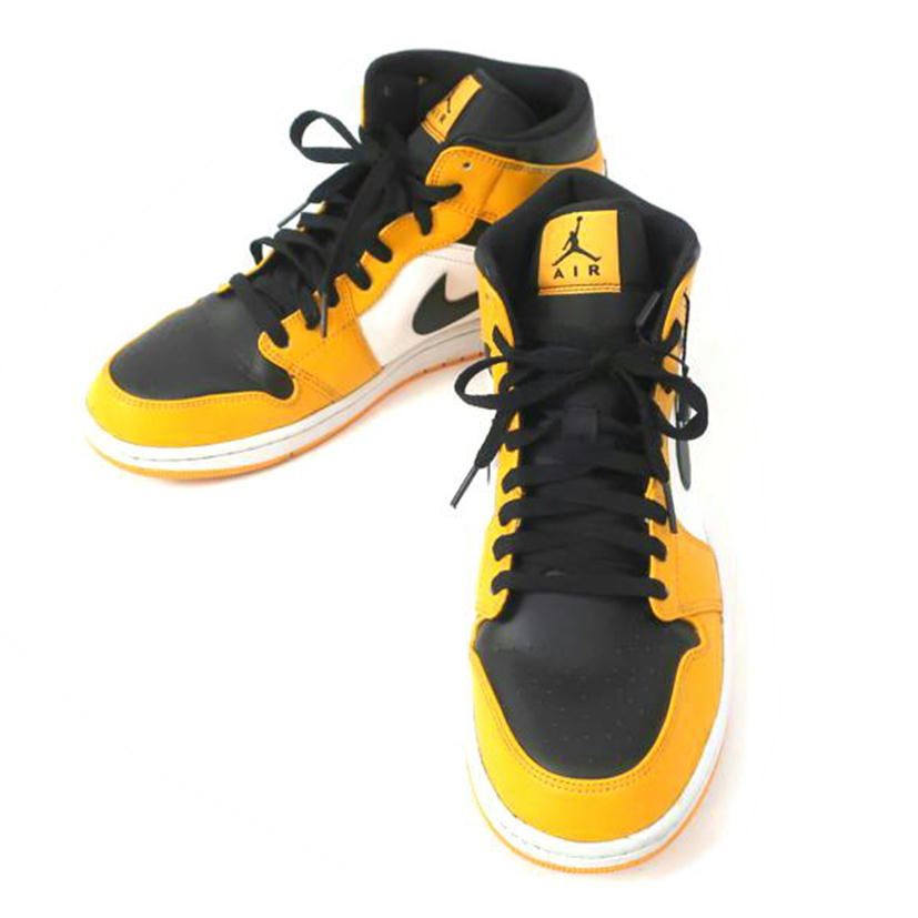 NIKE ナイキ/エアジョーダン1ミッド/29.0cm/AIR JORDAN 1 MID TAXI 29cm バスケットシューズ バッシュ イエロー/554724-701//Bランク/65