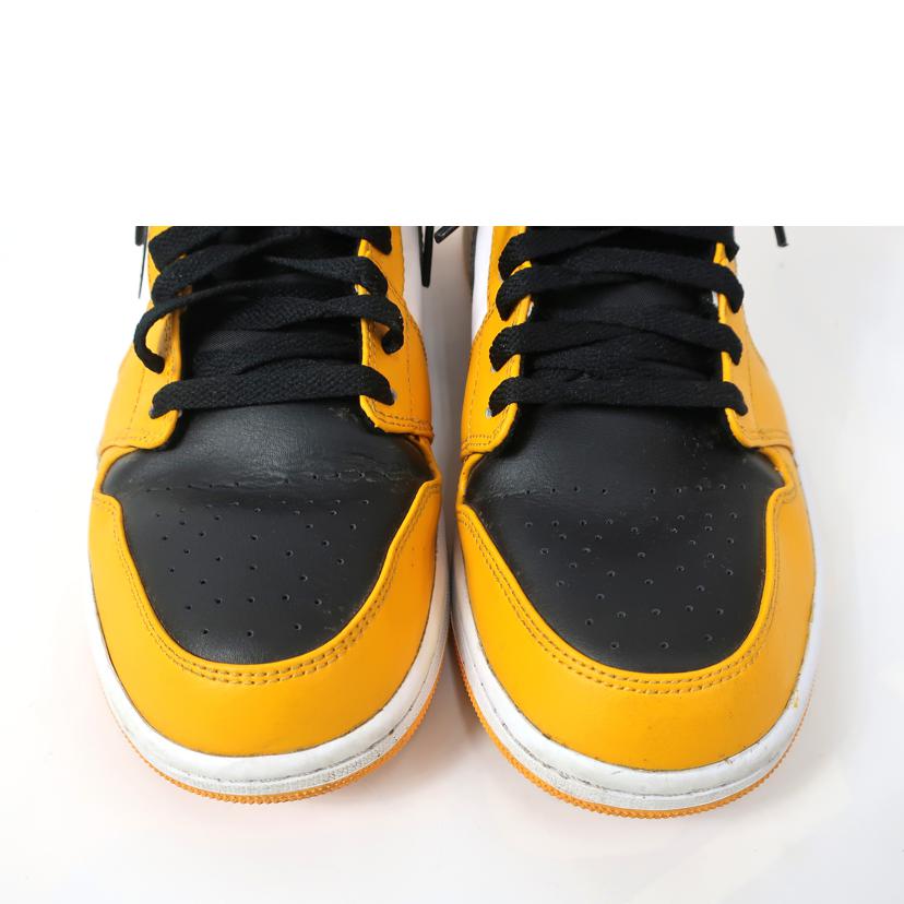 NIKE ナイキ/エアジョーダン1ミッド/29.0cm/AIR JORDAN 1 MID TAXI 29cm バスケットシューズ バッシュ イエロー/554724-701//Bランク/65