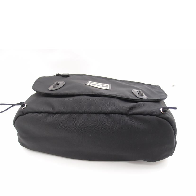 CHANEL シャネル ココマーク ショルダー 斜め掛け ブラック メンズ レディース/スポーツライン・ナイロンメッセンジャー/ブラック//8742115/Aランク/69