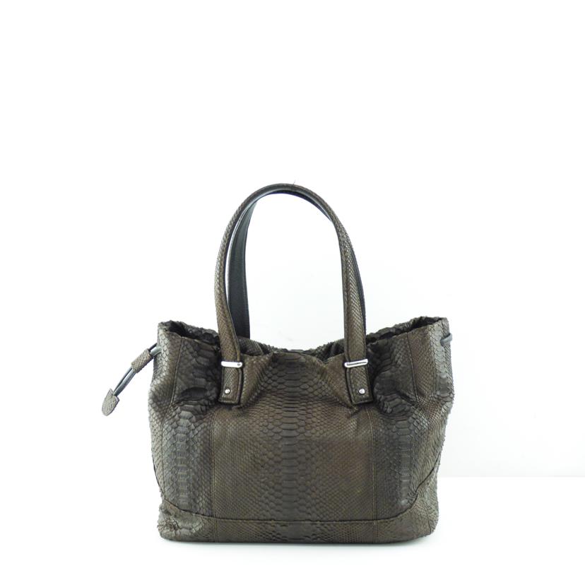 ヘビ革トートバッグ//ABランク/64