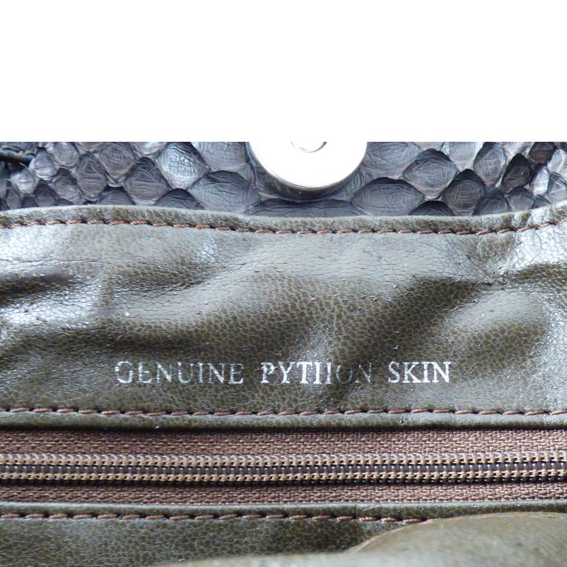 ヘビ革トートバッグ//ABランク/64