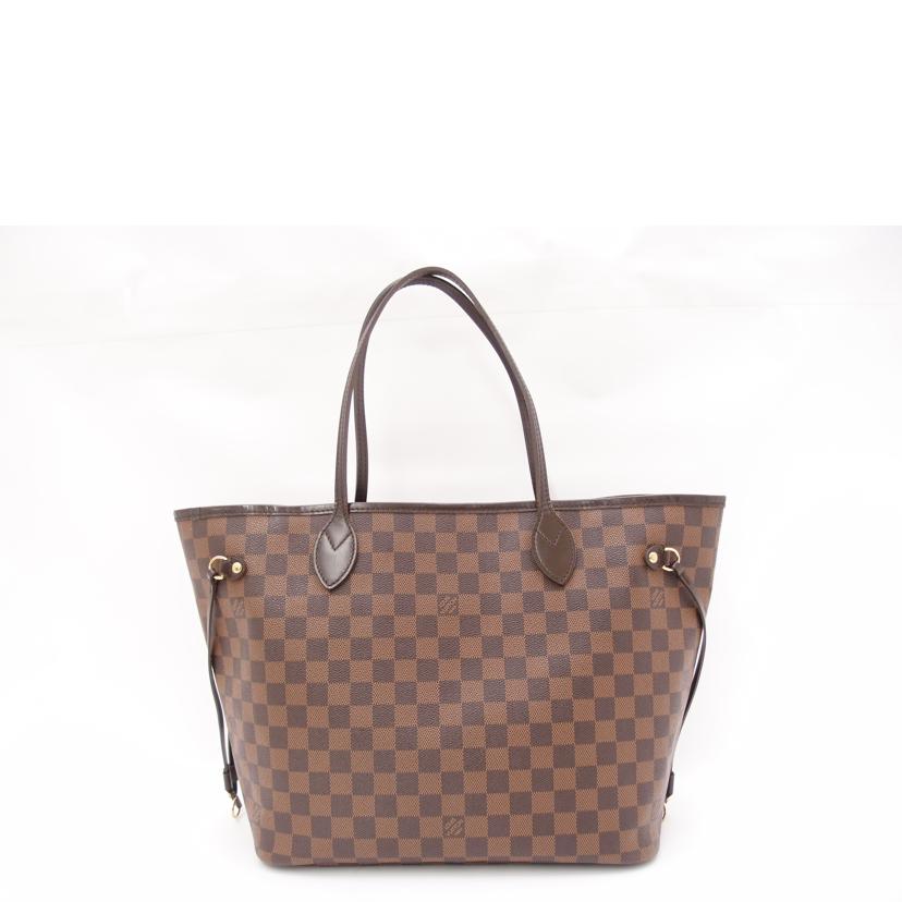 LOUIS VUITTON ルイ・ヴィトン トートバッグ 肩掛け 市松模様 ブラウン レディース/ネヴァーフルMM/ダミエ・エベヌ/N51105//SA3172/ABランク/69