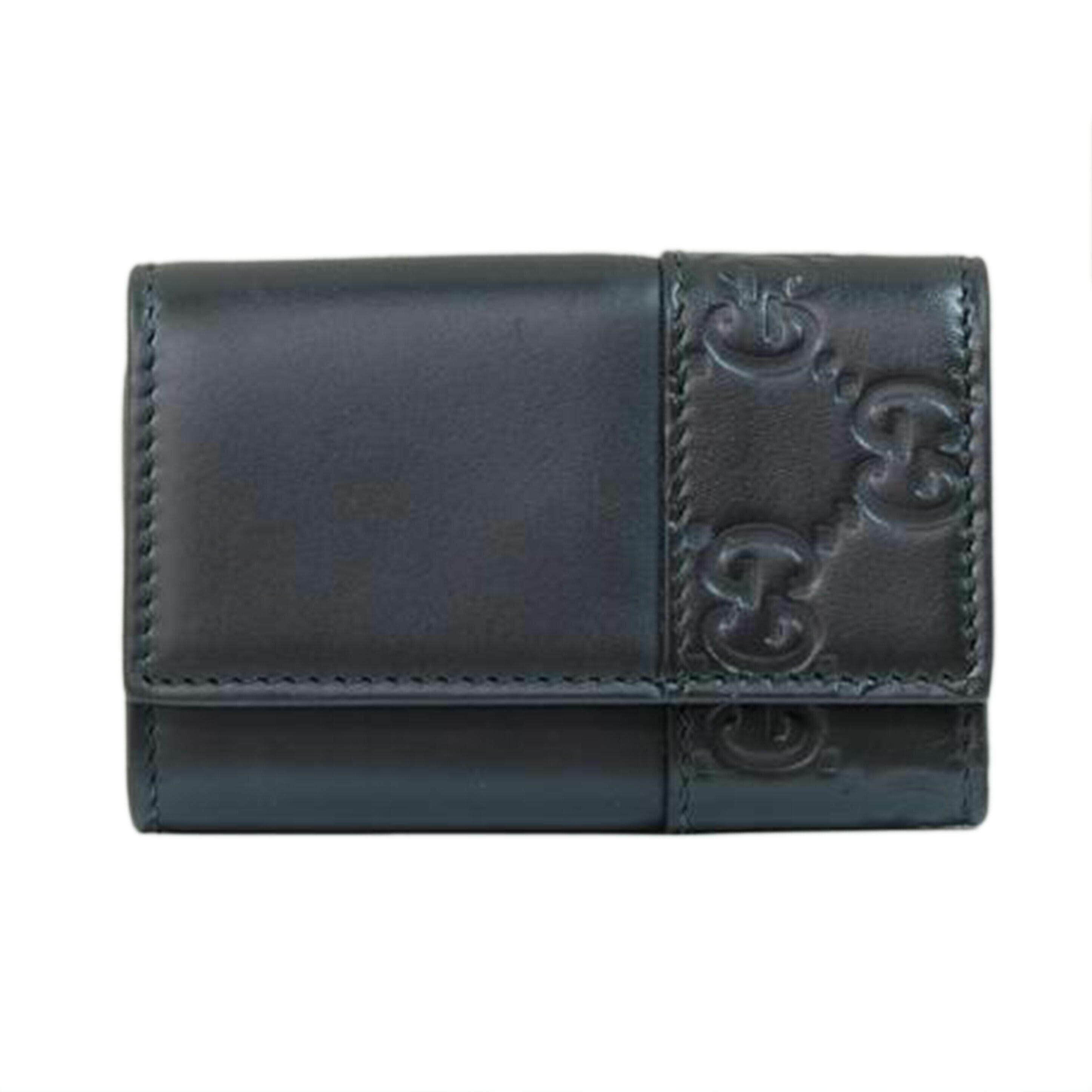 GUCCI グッチ/シマ×カーフレザー6連キーケース/256433//0929/ABランク/71