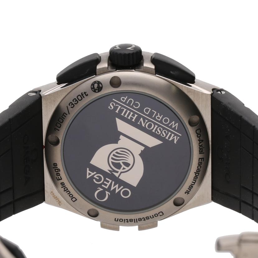 OMEGA オメガ/コンステレーションダブルイーグル コーアクシャルクロノグラフ ミッションヒルズワールドカップ/121.92.35.50.01.001//78468946/ABランク/75