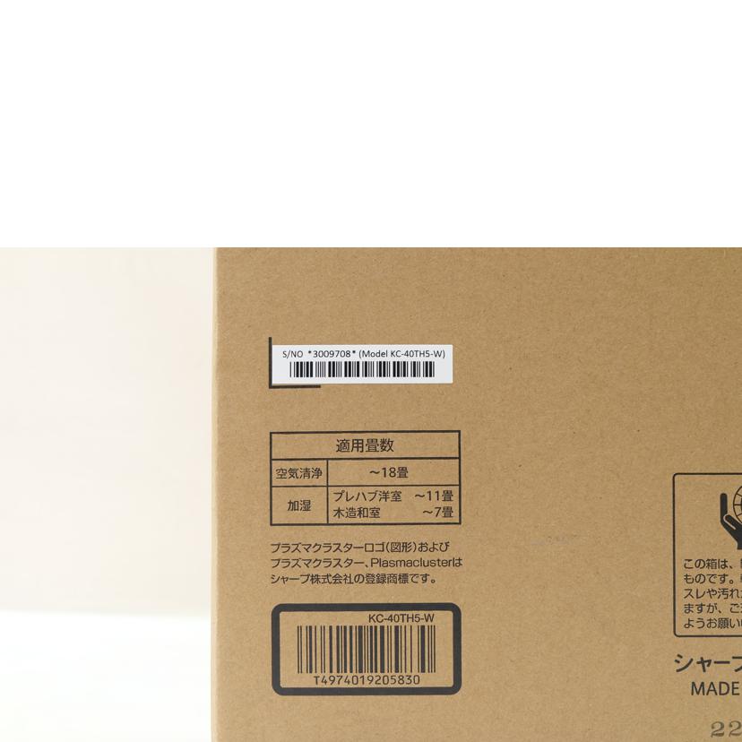 SHARP シャープ/加湿空気清浄機/KC-40TH5-W//Sランク/71