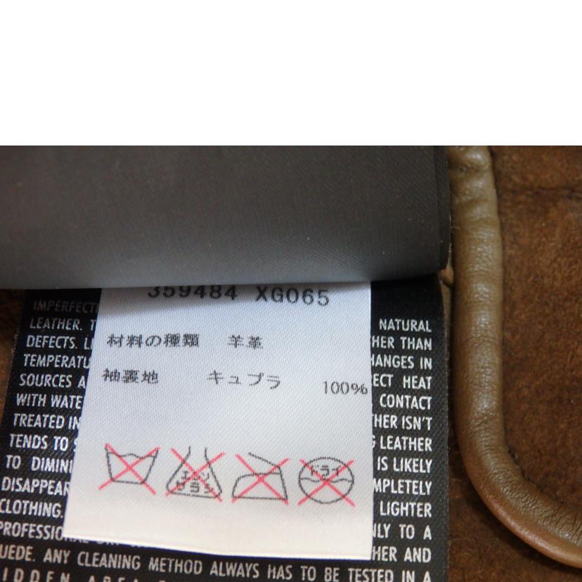 GUCCI グッチ/ラムレザーダブルライダースジャケット#44/359484//XG065/ABランク/84