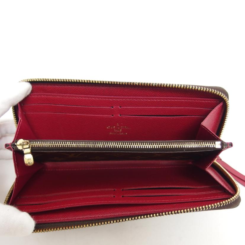 LV ルイヴィトン/ポルトフォイユ・クレマンス/モノグラム/フューシャ/M60742//SP1138/ABランク/04