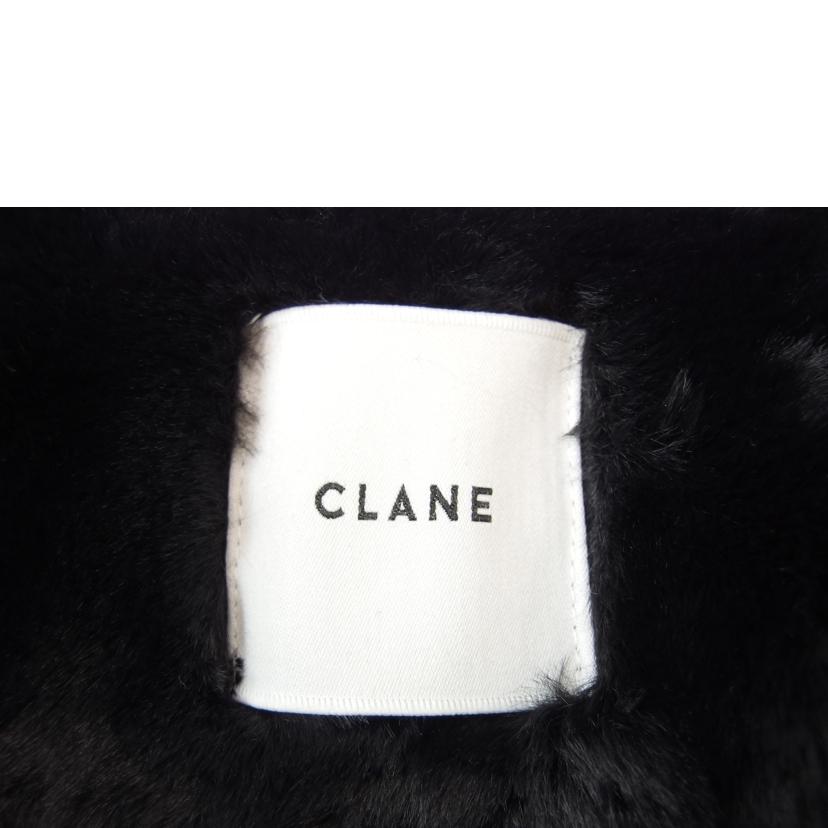 CLANE クラネ/CLANE ノーカラーリコファーコート 2021AW マキシ丈 ブラック サイズ1/11103-0422//ABランク/83
