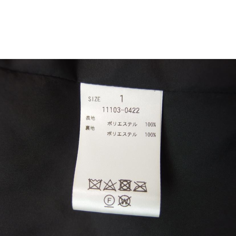 CLANE クラネ/CLANE ノーカラーリコファーコート 2021AW マキシ丈 ブラック サイズ1/11103-0422//ABランク/83