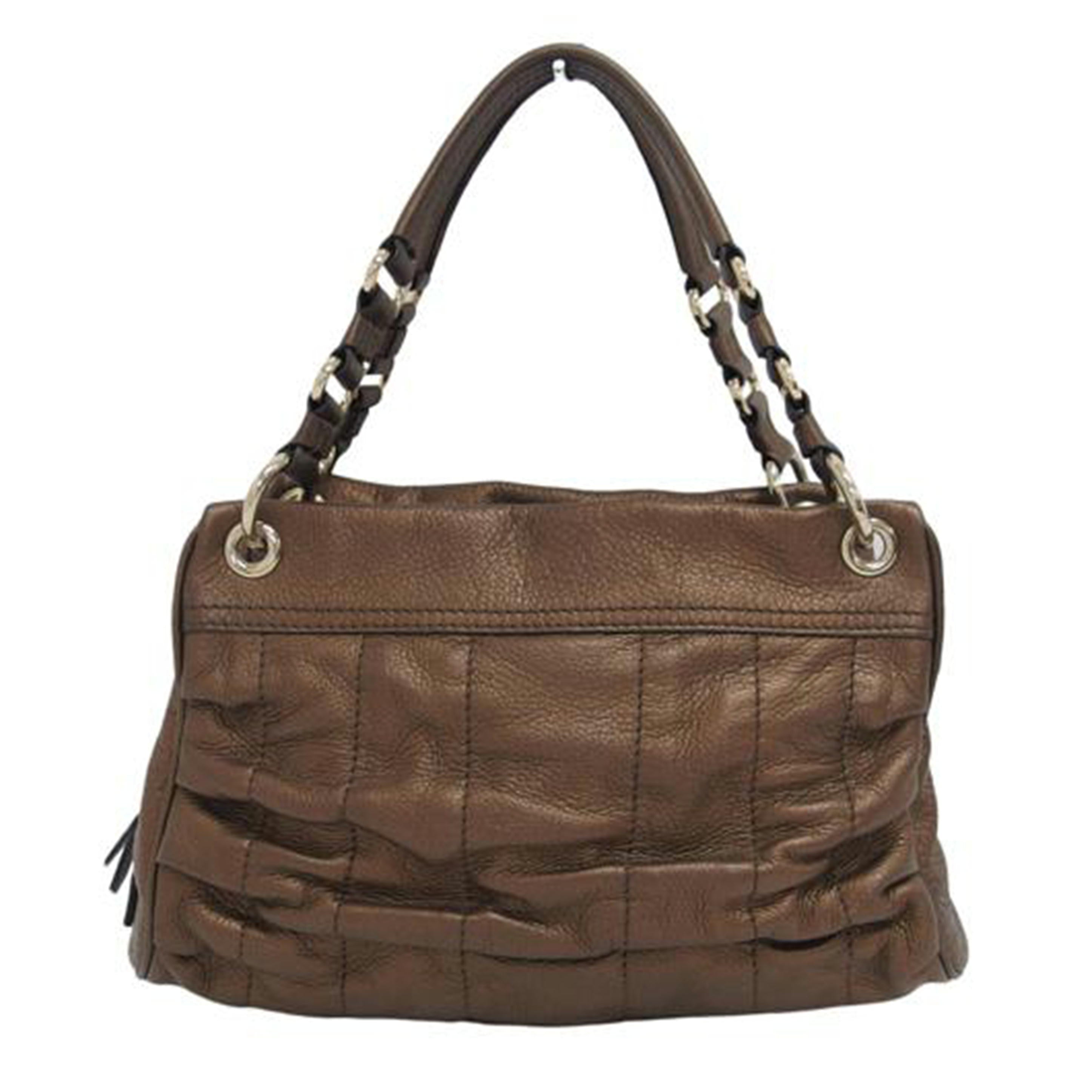 Cole Haan コールハーン/レザーハンドバッグ/ゴールドブラウン//ABランク/04