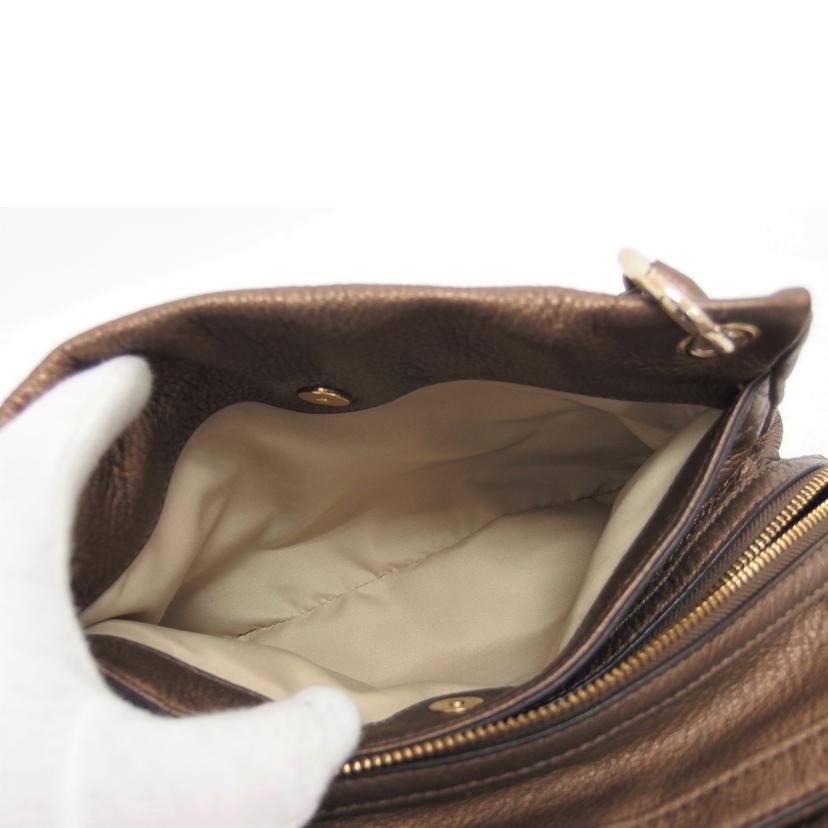 Cole Haan コールハーン/レザーハンドバッグ/ゴールドブラウン//ABランク/04