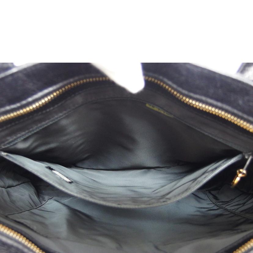 CHANEL シャネル/キャビアスキン/ロゴトートバッグ/ブラック//5173422/ABランク/04