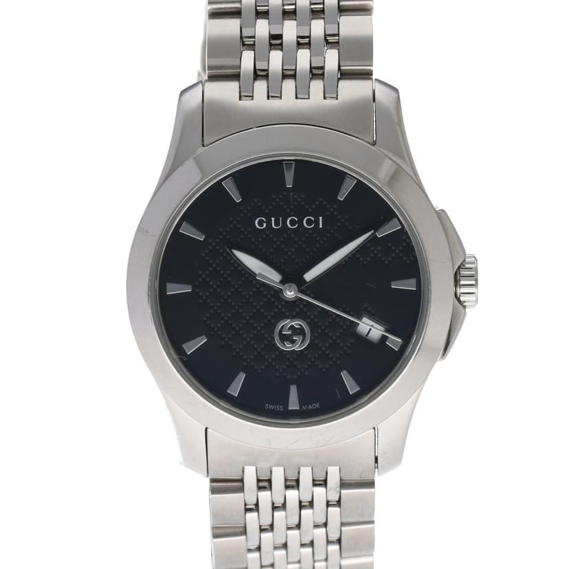 GUCCI グッチ/Gタイムレス･ブラック/レディース/クオーツ/YA1265006/175*****/GUCCI/Bランク/03【中古】