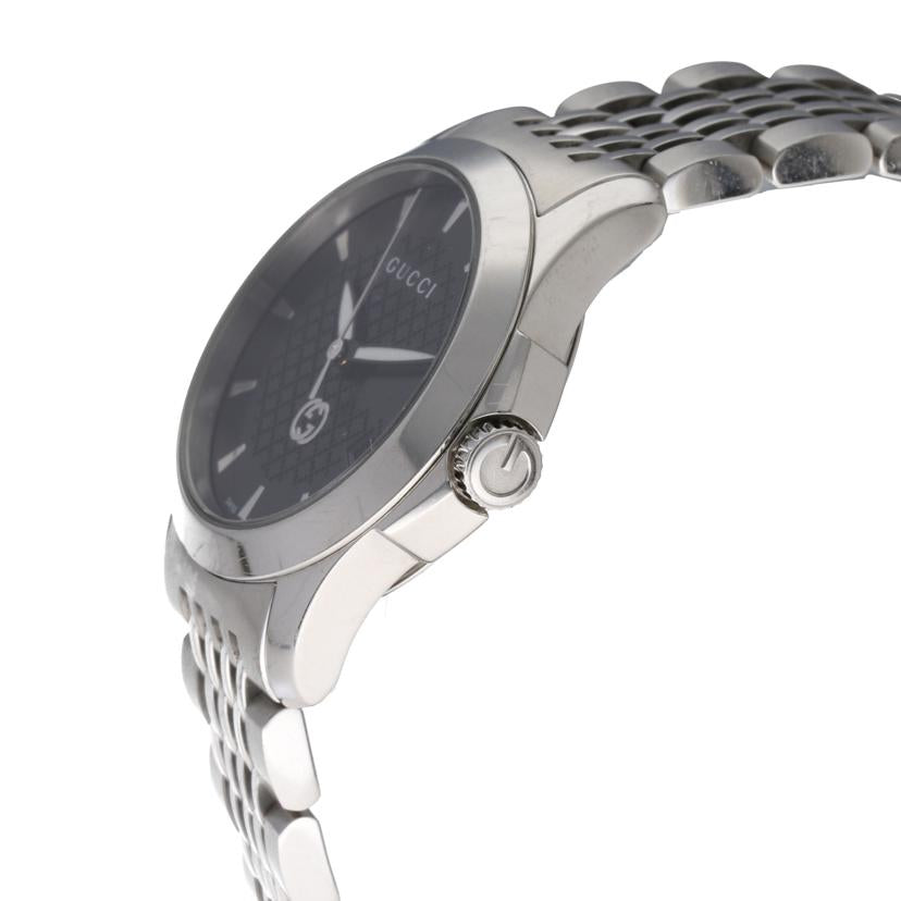 GUCCI グッチ/Gタイムレス・ブラック/レディース/クオーツ/YA1265006//175*****/Bランク/03