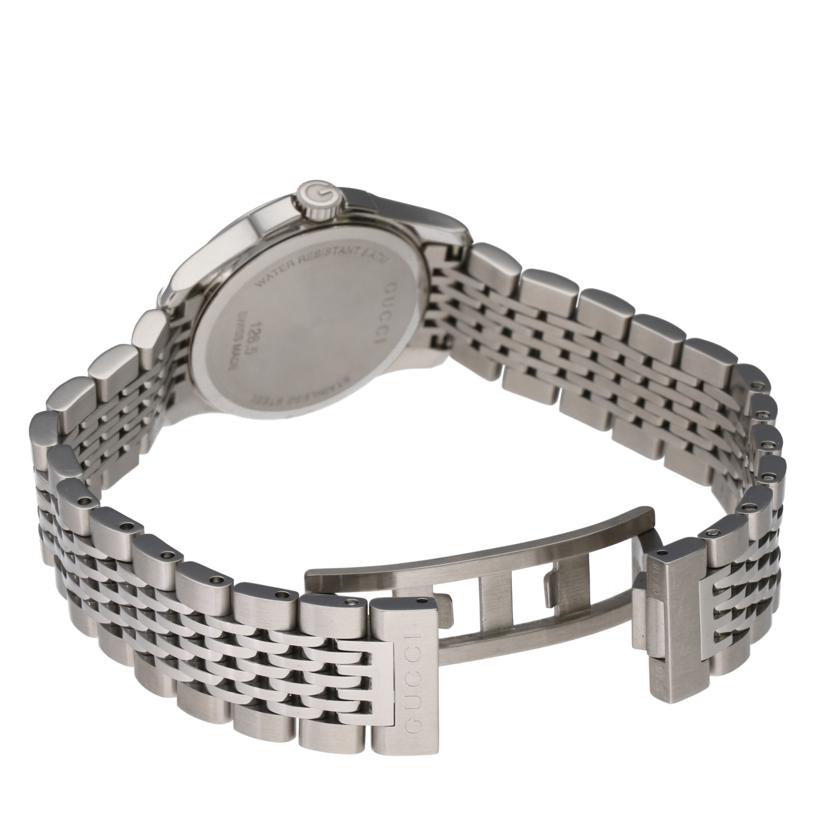 GUCCI グッチ/Gタイムレス・ブラック/レディース/クオーツ/YA1265006//175*****/Bランク/03