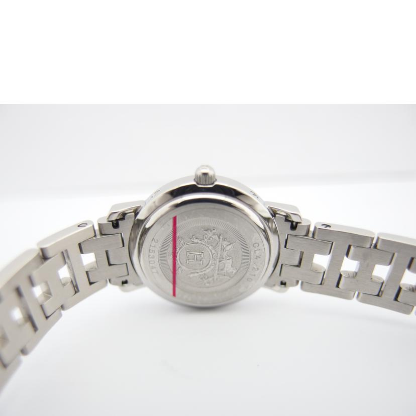 HERMES エルメス/クリッパーナクレ/クオーツ/シェル文字盤/腕周り約16cm/CL4.210//2153047/ABランク/83
