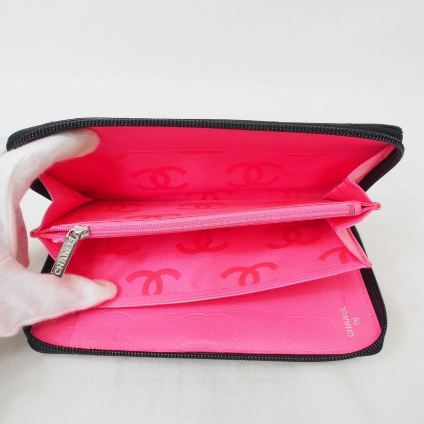 CHANEL/カンボンライン/ジッピーオーガナイザー/A48660//14141631/Bランク/78