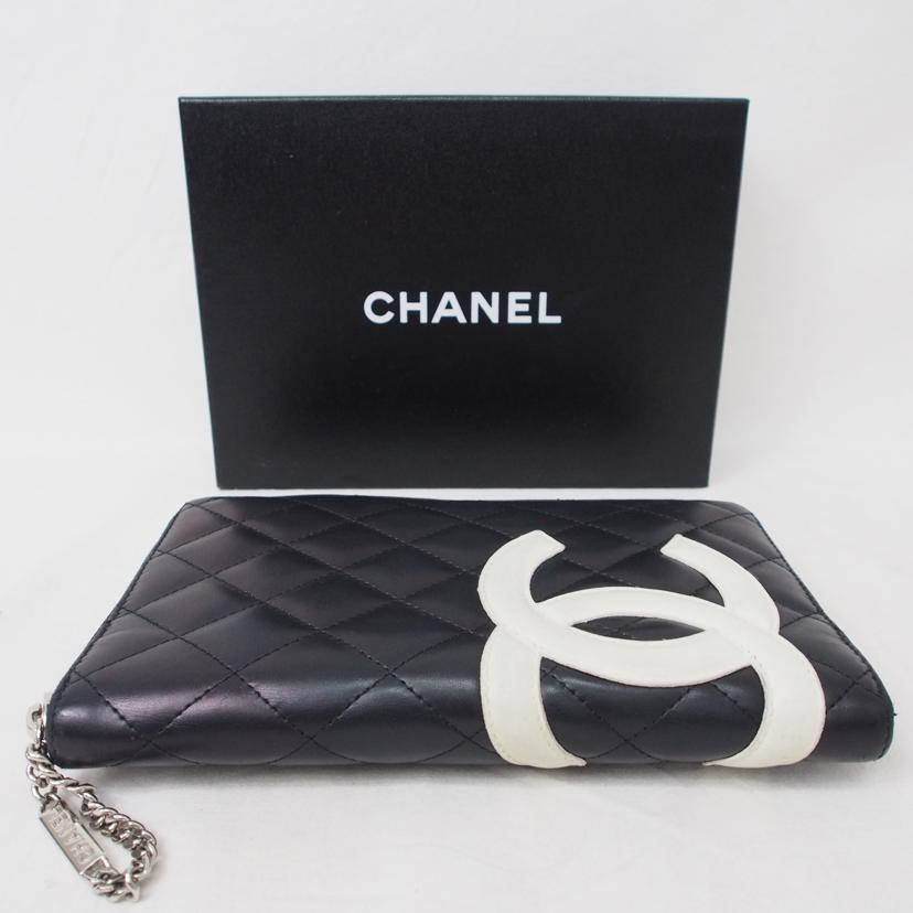 CHANEL/カンボンライン/ジッピーオーガナイザー/A48660//14141631/Bランク/78