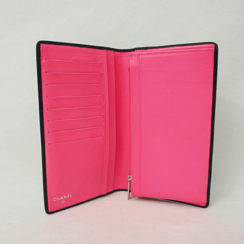 CHANEL/カンボンライン 二つ折り長財布/A26717//11416907/ABランク/78