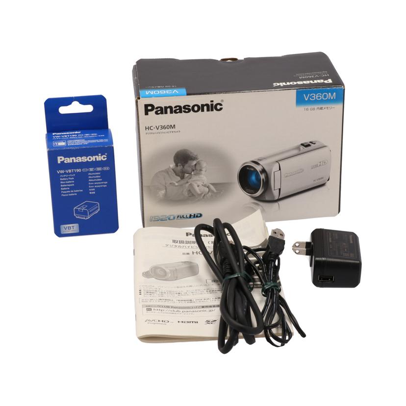 Panasonic パナソニック/ビデオカメラ/HC-V360M//DJ5GA007170/Cランク/78