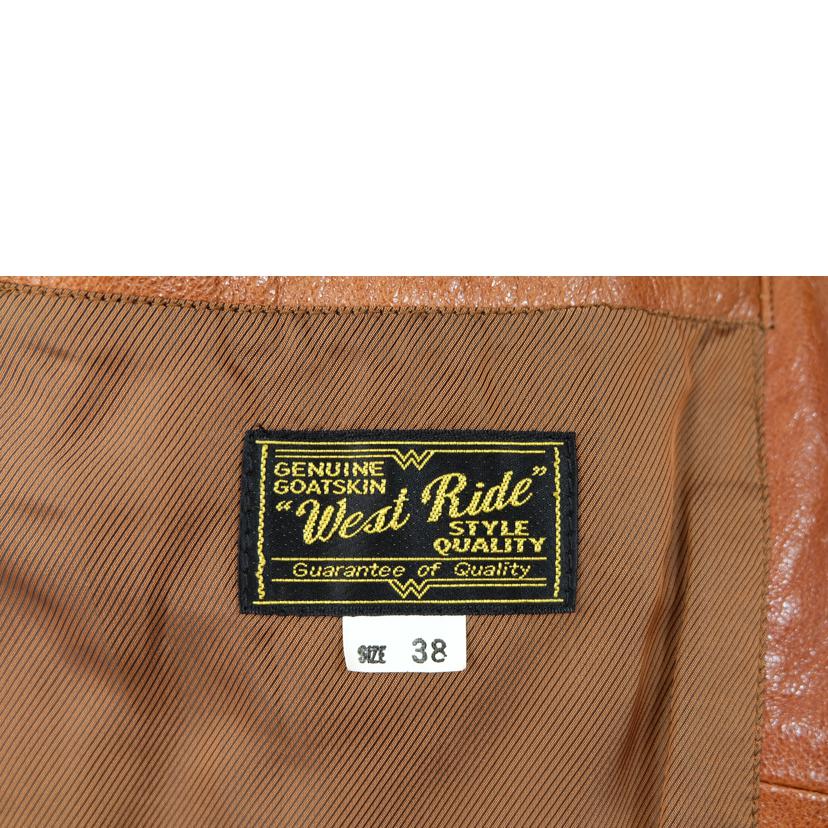 WEST RIDE ウェストライド/ラムレザージャケット//ABランク/71