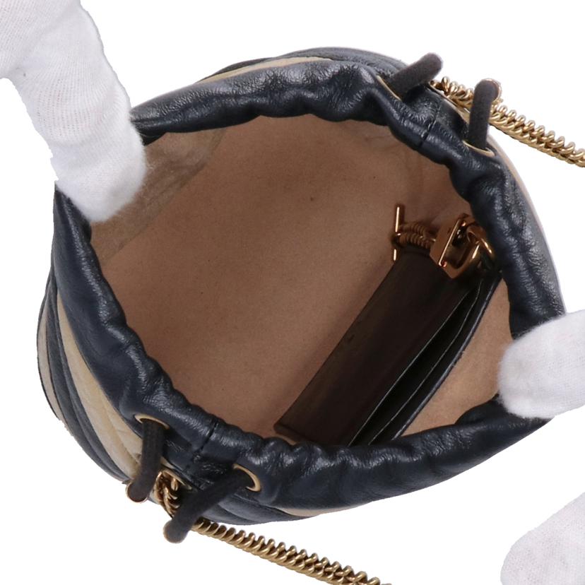 GUCCI グッチ/GGモ-マントニミバケット/573817//525***/ABランク/62