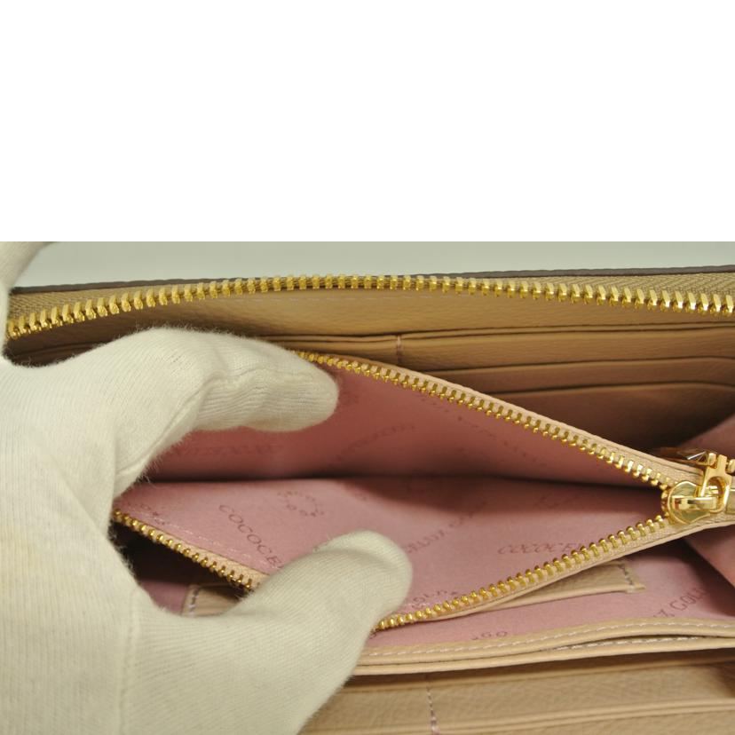 COCOCELUX GOLD/ラウンドファスナー財布/205DA0384//SAランク/87