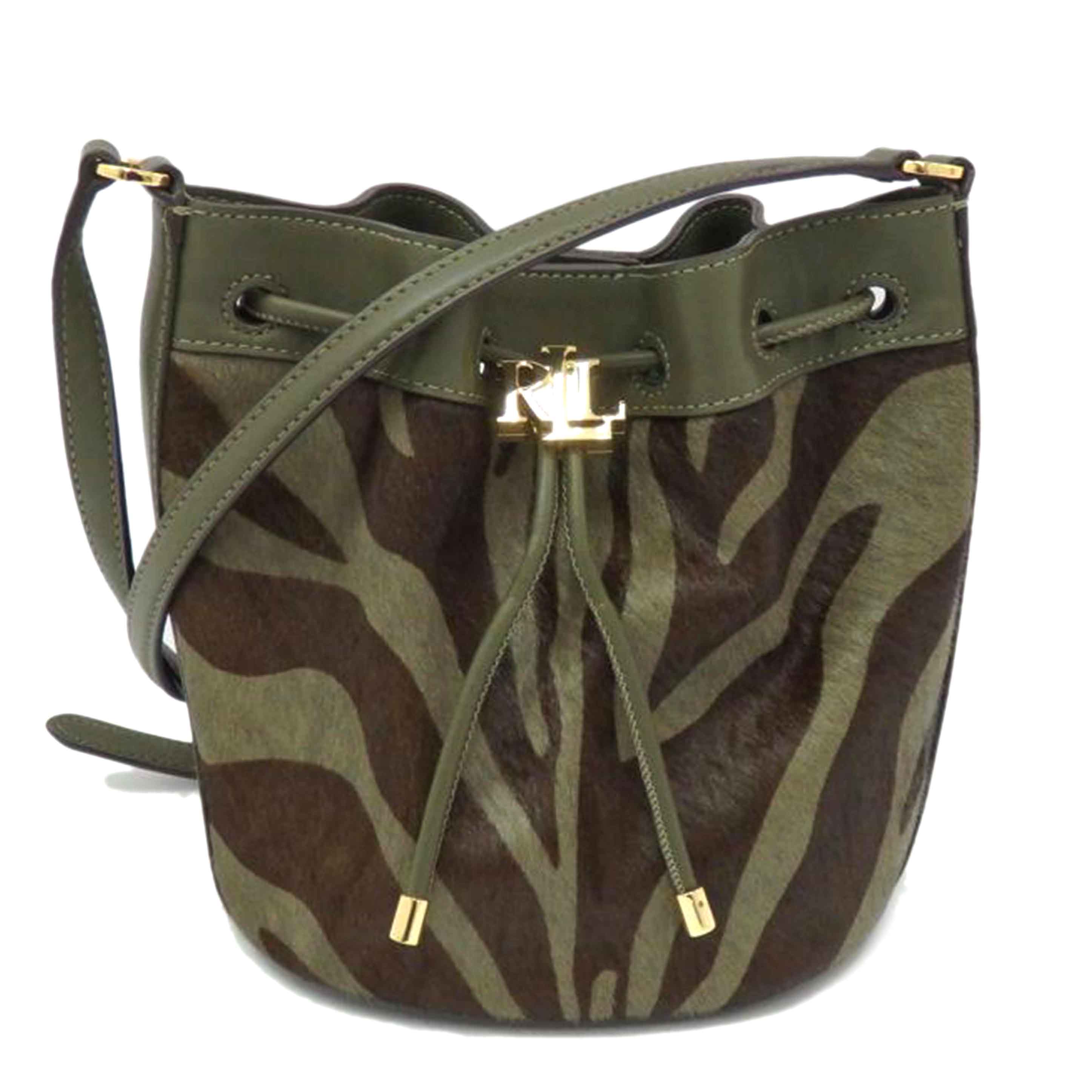 RALPH LAUREN ラルフローレン/ヘアカーフ ミディアム Andie ドローストリング バッグ//Aランク/77